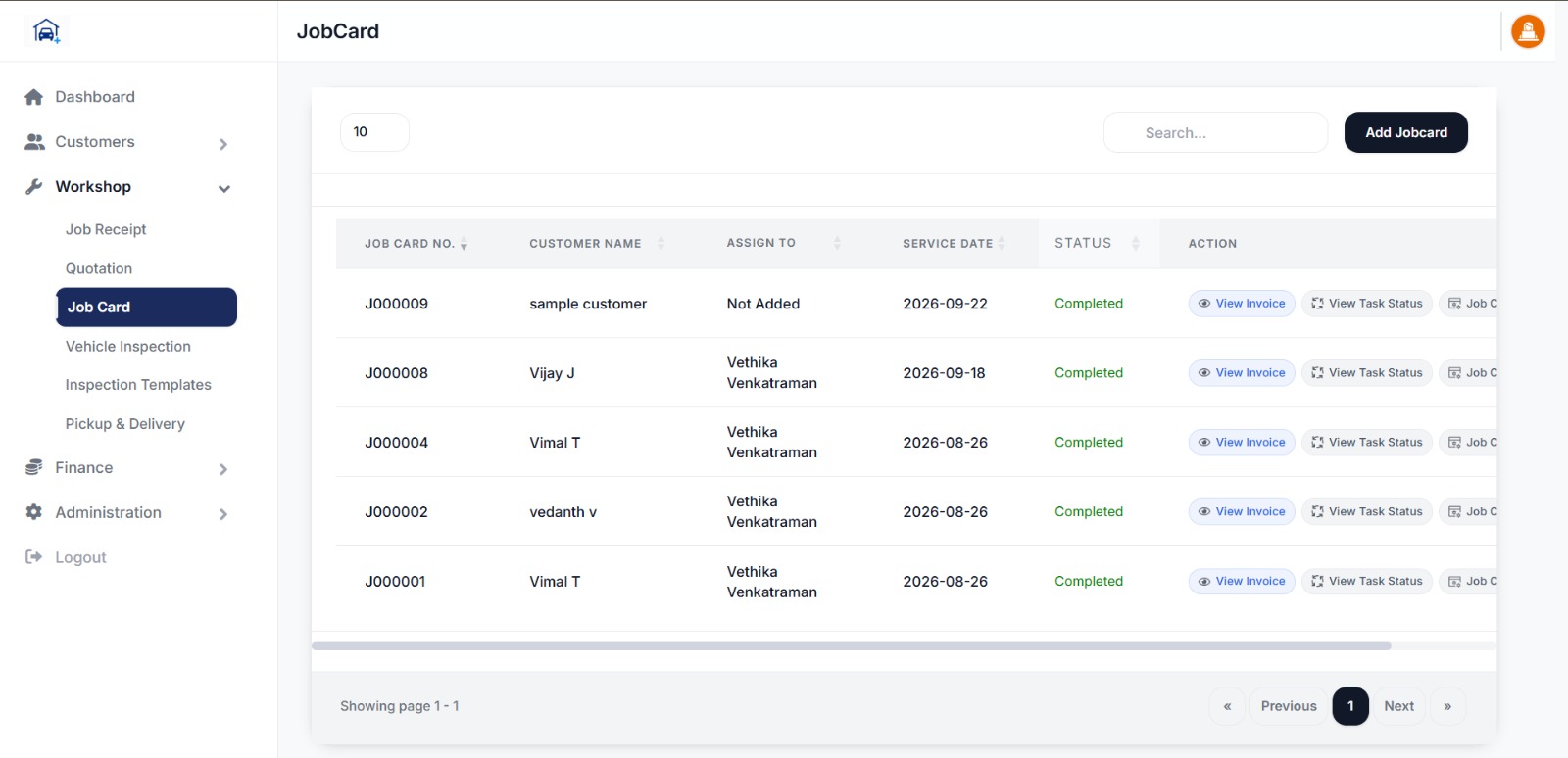 Your entire service lane managed in one place